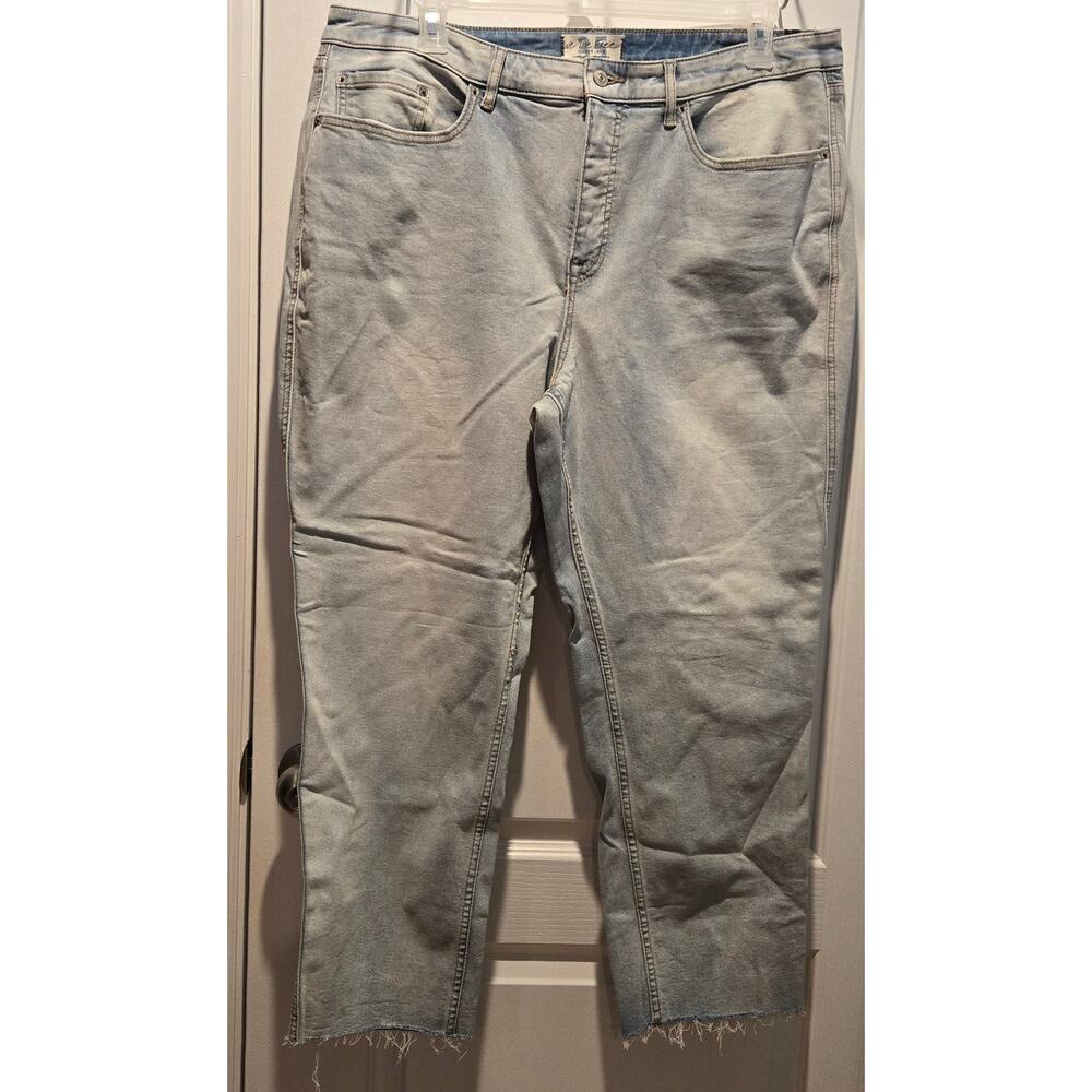 Free People We the Free Curvy jeans sz 35 light wash